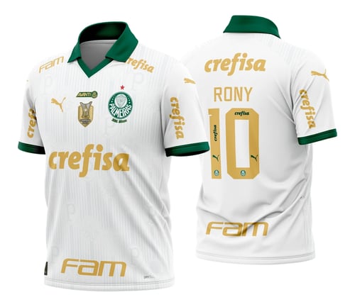Arte Vetor Camisa Palmeiras Reserva 2024 - 2025
