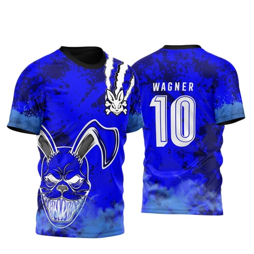 Arte Vetor Camisa Para InterClasse Azul Coelho Game Feroz 2023