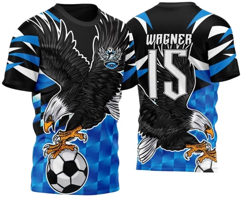 Arte Vetor Camisa Para InterClasse Aguia Futebol Club 2023 Modelo 001