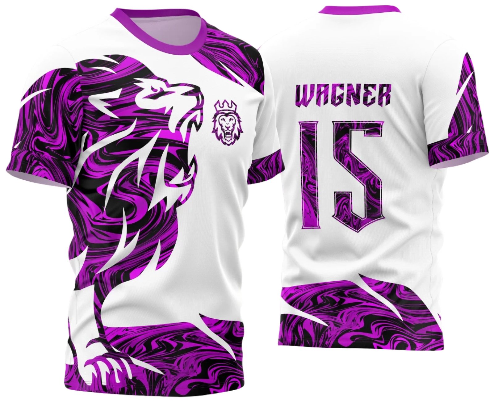 Arte Vetor Camisa Para InterClasse Leão Liquido Rosa