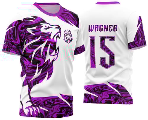 Arte Vetor Camisa Para InterClasse Leão Liquido Rosa