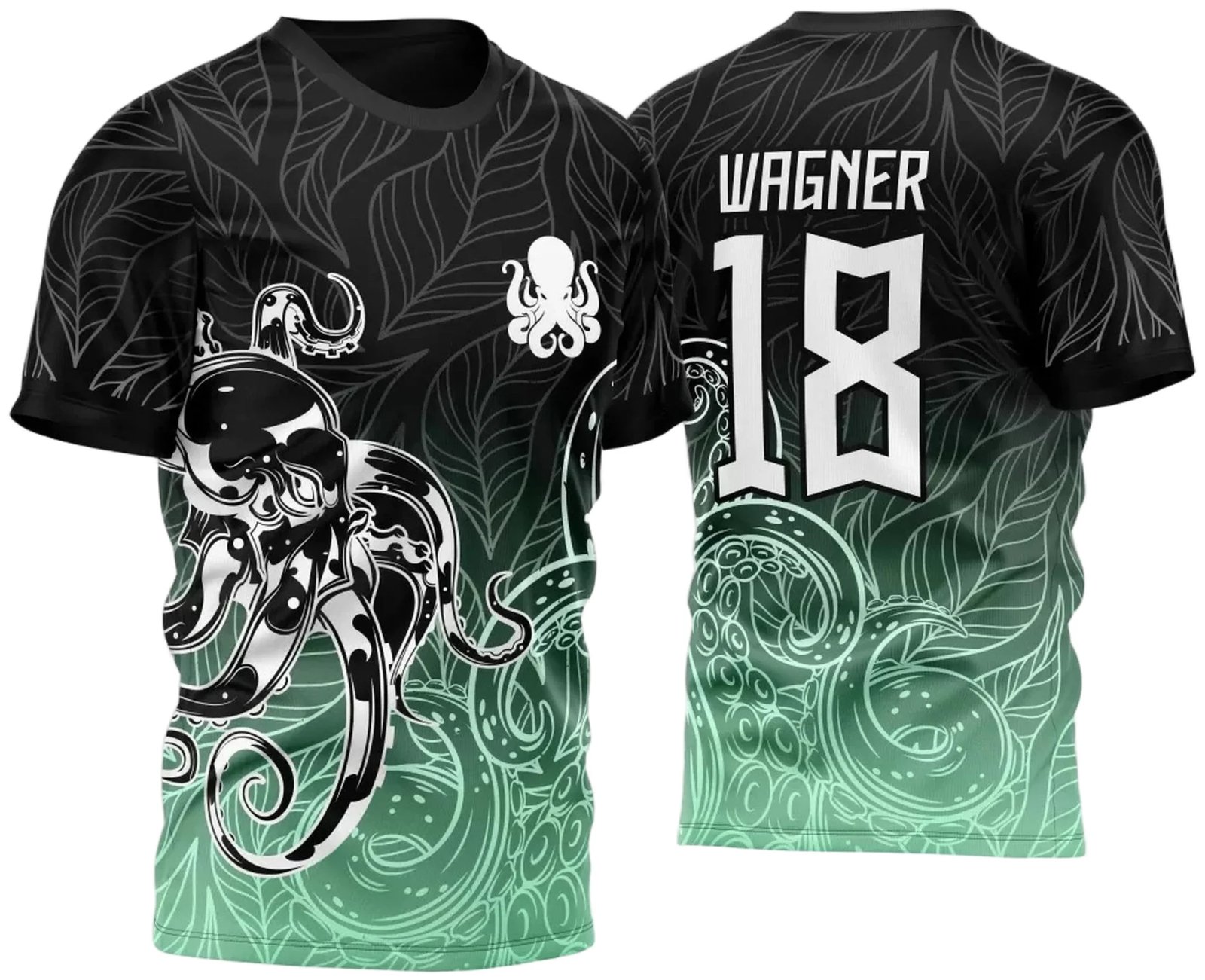 Arte Vetor Camisa Para InterClasse Polvo em Ataque Base Degrade 2023