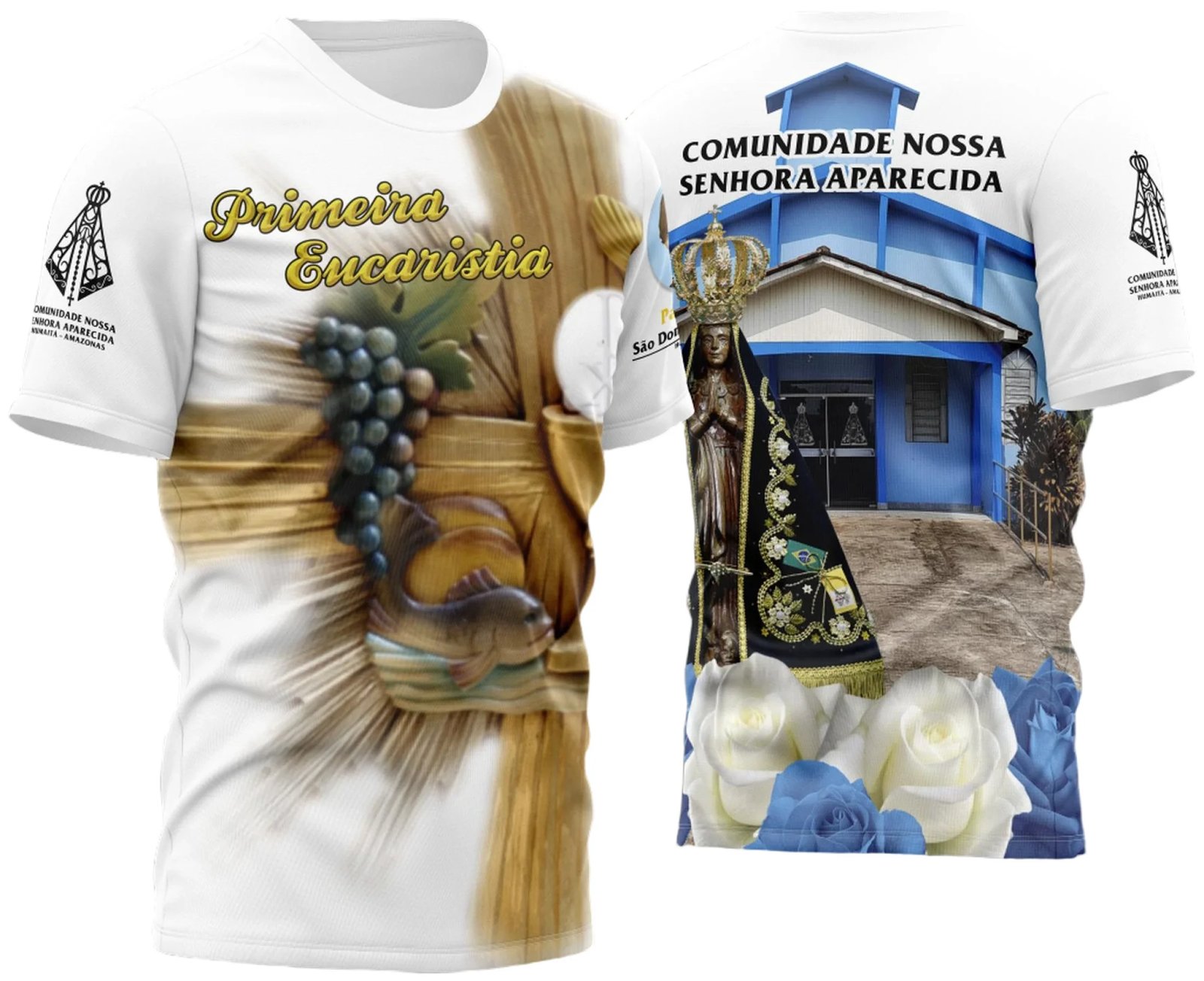 Arte Vetor Camisa Para Primeira Eucaristia Primeira Comunhão 2023 Modelo 10
