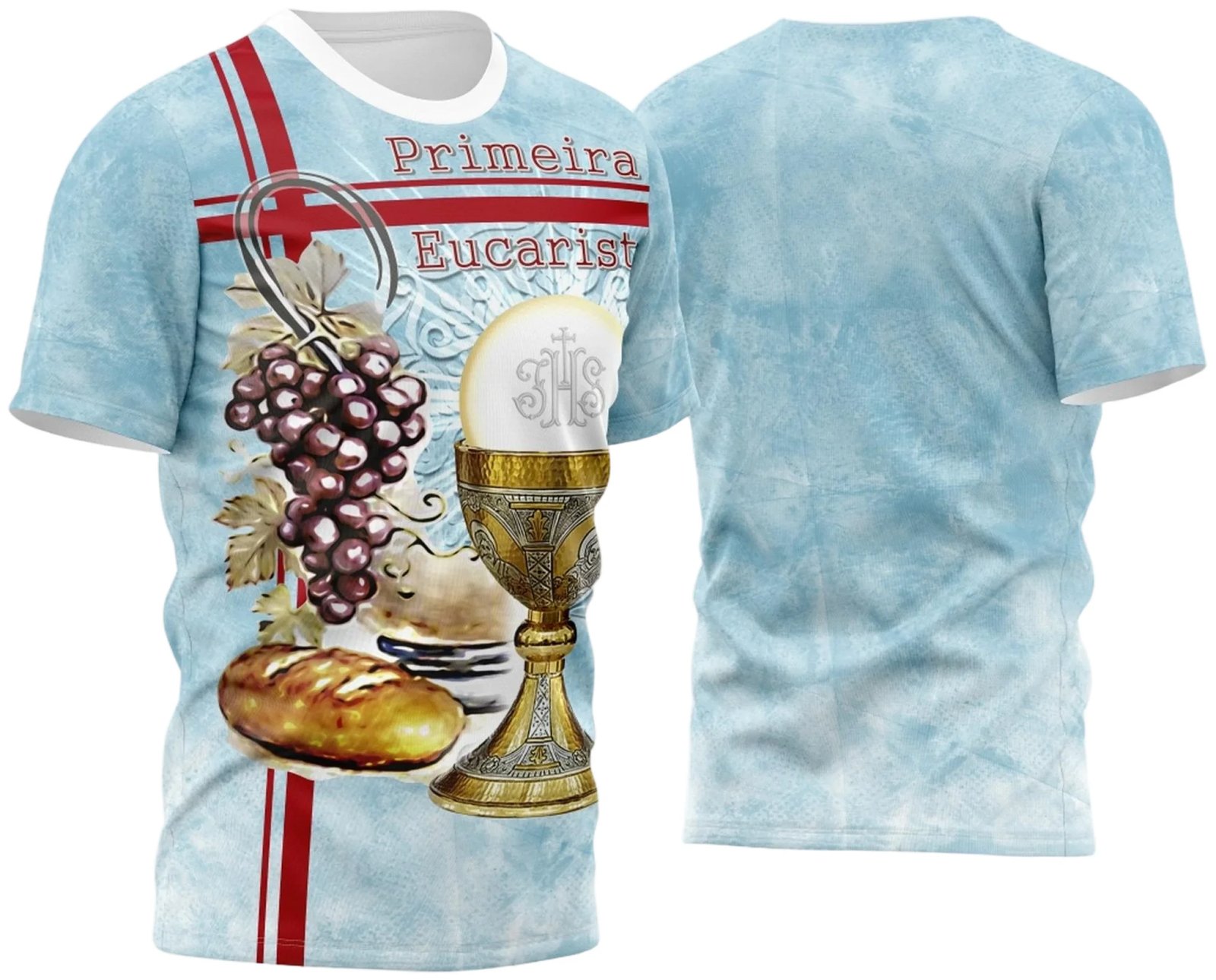 Arte Vetor Camisa Para Primeira Eucaristia Primeira Comunhão 2023 Modelo 19