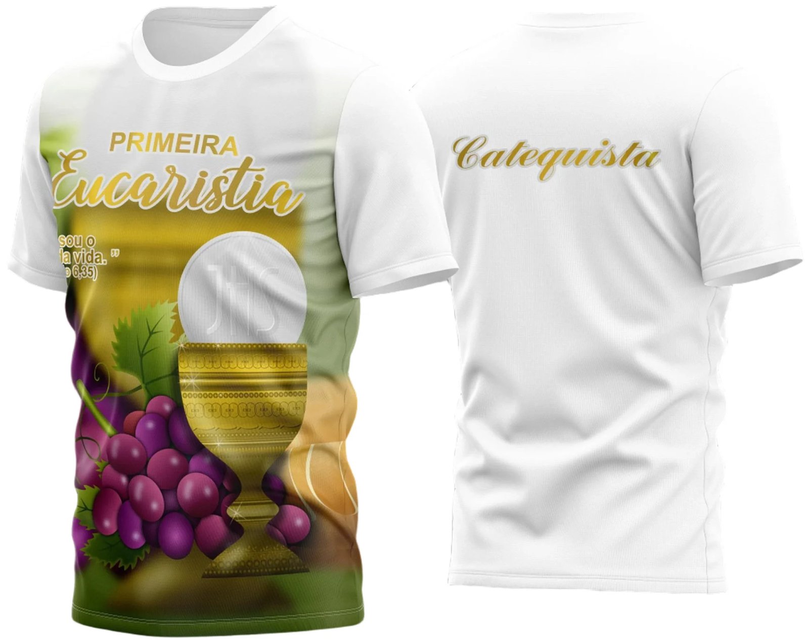 Arte Vetor Camisa Para Primeira Eucaristia Primeira Comunhão 2023 Modelo 2B