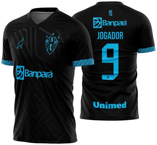Arte Vetor Camisa Paysandu Terceira 2023 - 2024
