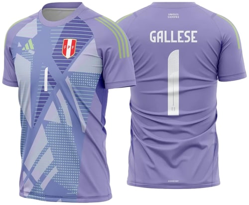 Arte Vetor Camisa Peru Goleiro 2024 - 2025
