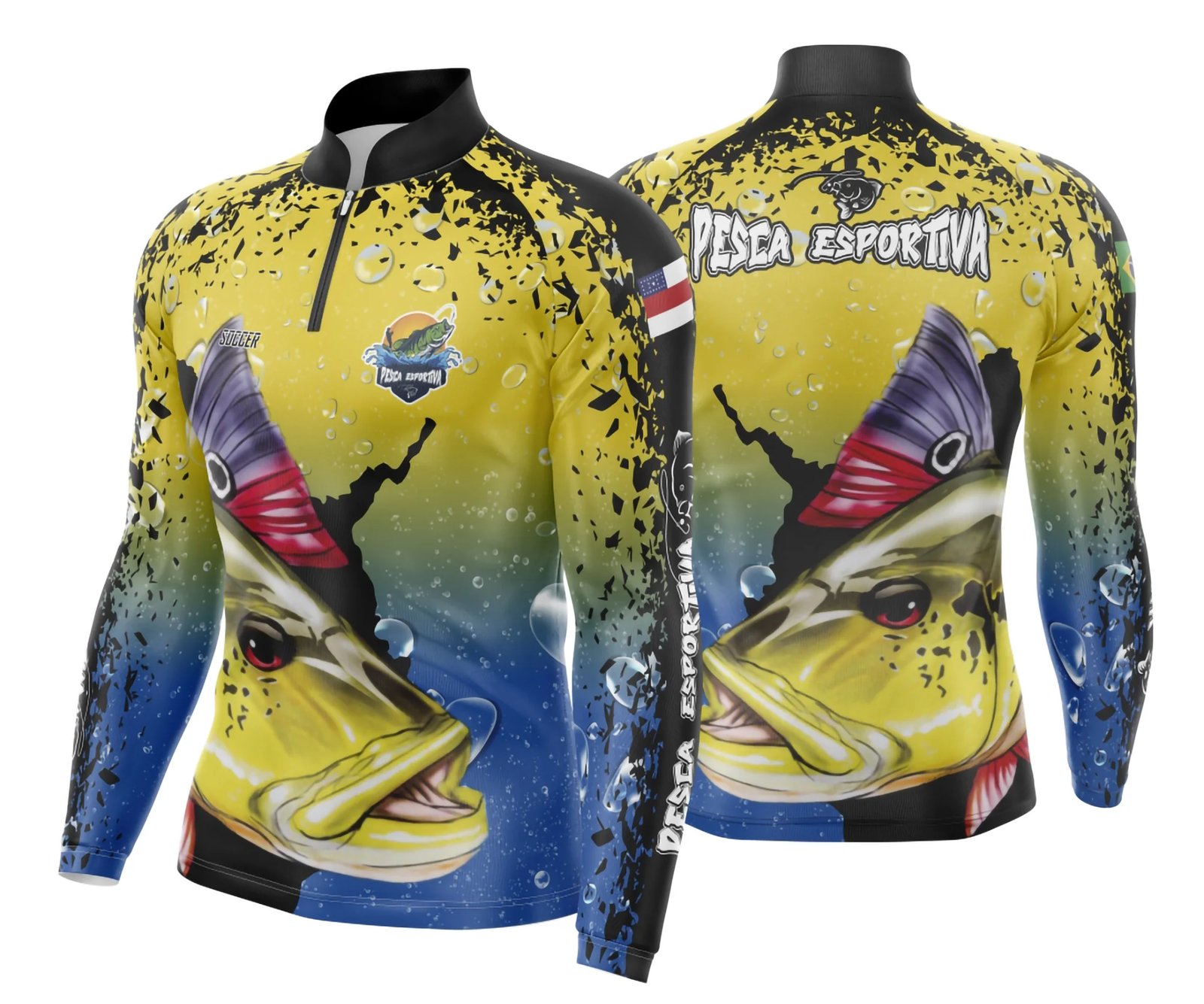 Arte Vetor Camisa Pesca Esportiva | Modelo 01