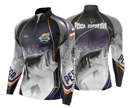Arte Vetor Camisa Pesca Esportiva | Modelo 03
