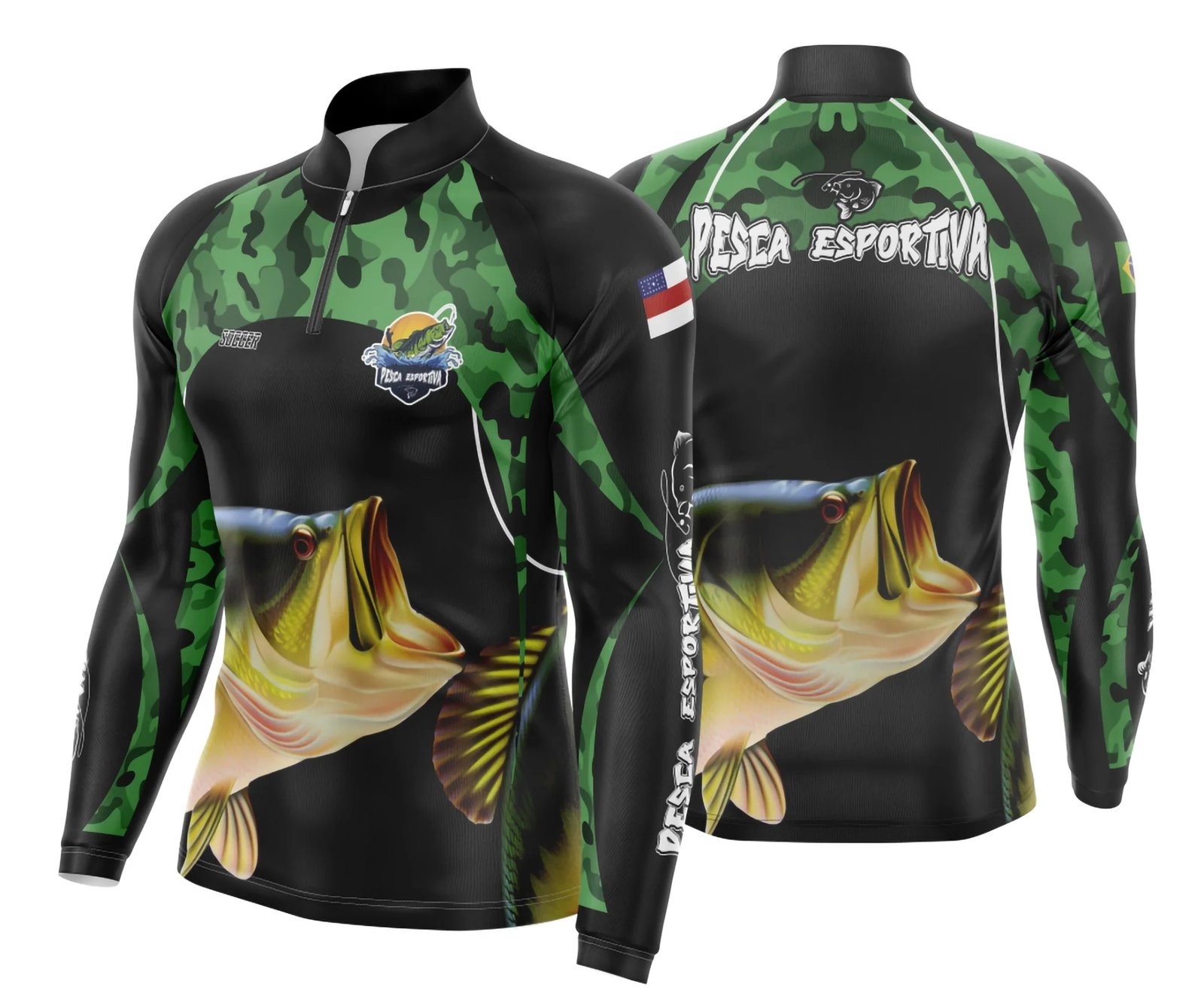 Arte Vetor Camisa Pesca Esportiva | Modelo 04