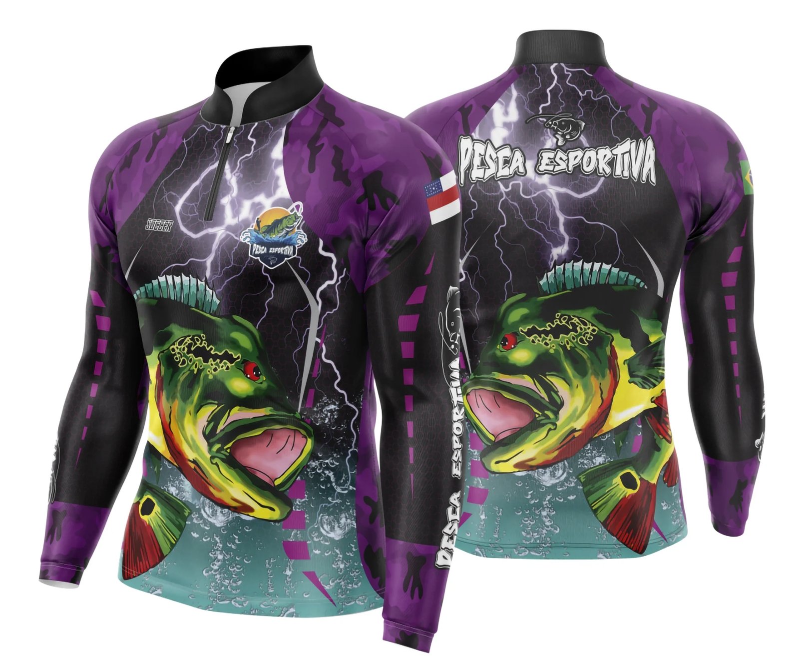 Arte Vetor Camisa Pesca Esportiva | Modelo 05