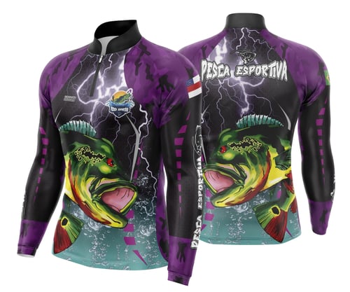 Arte Vetor Camisa Pesca Esportiva | Modelo 05