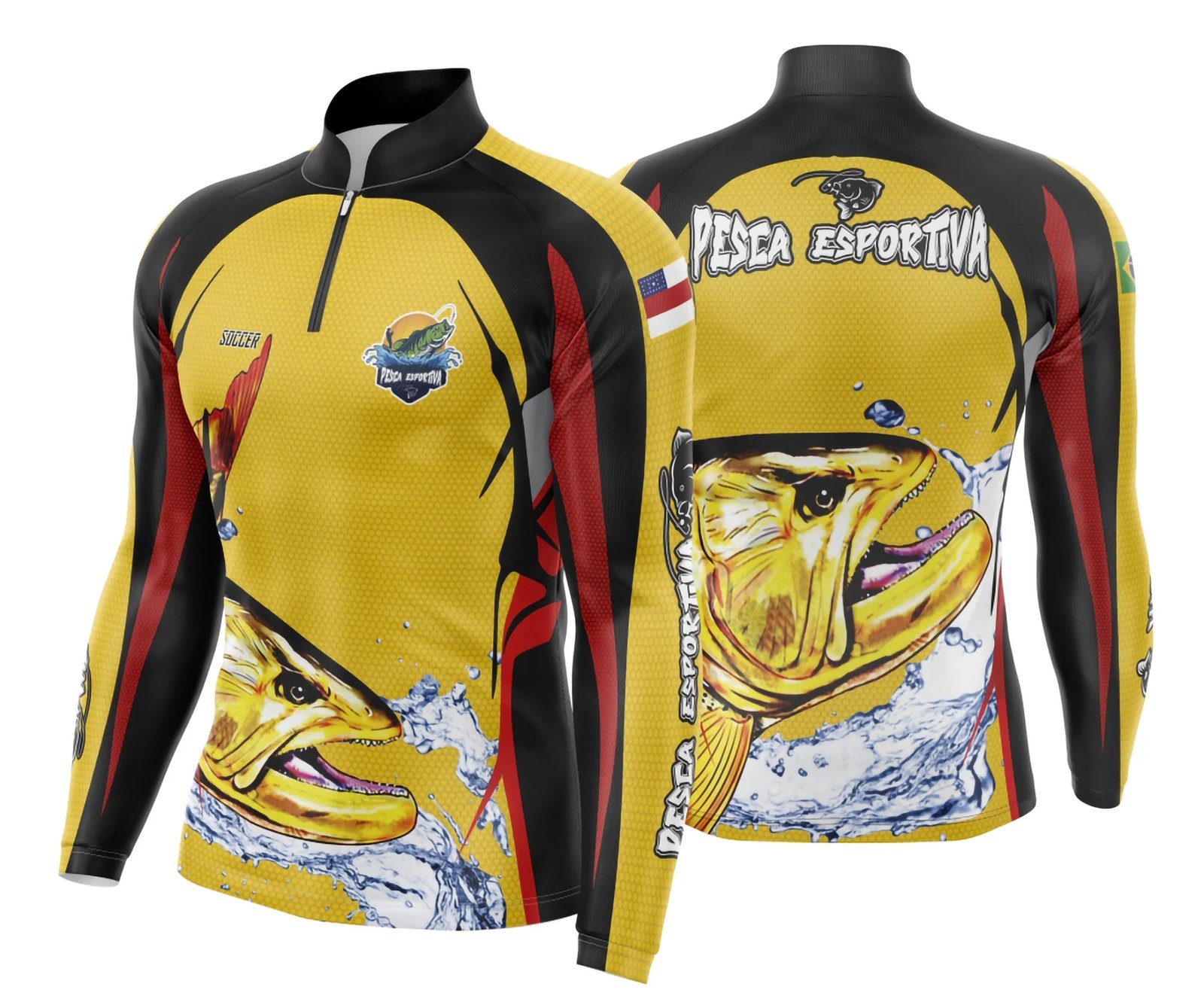 Arte Vetor Camisa Pesca Esportiva | Modelo 10