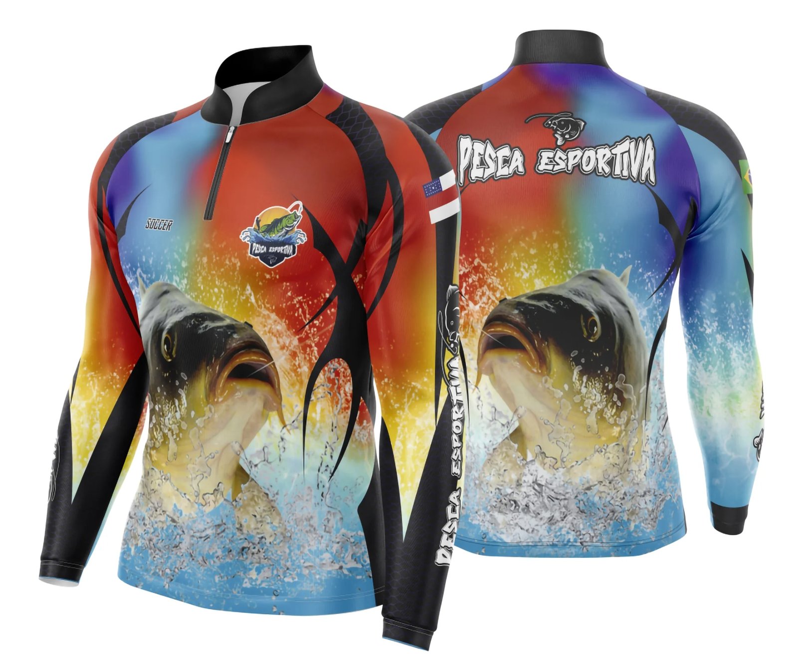 Arte Vetor Camisa Pesca Esportiva | Modelo 12