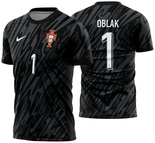 Arte Vetor Camisa Portugal Goleiro 2024 - 2025
