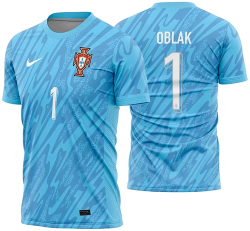 Arte Vetor Camisa Portugal Goleiro 2024 - 2025