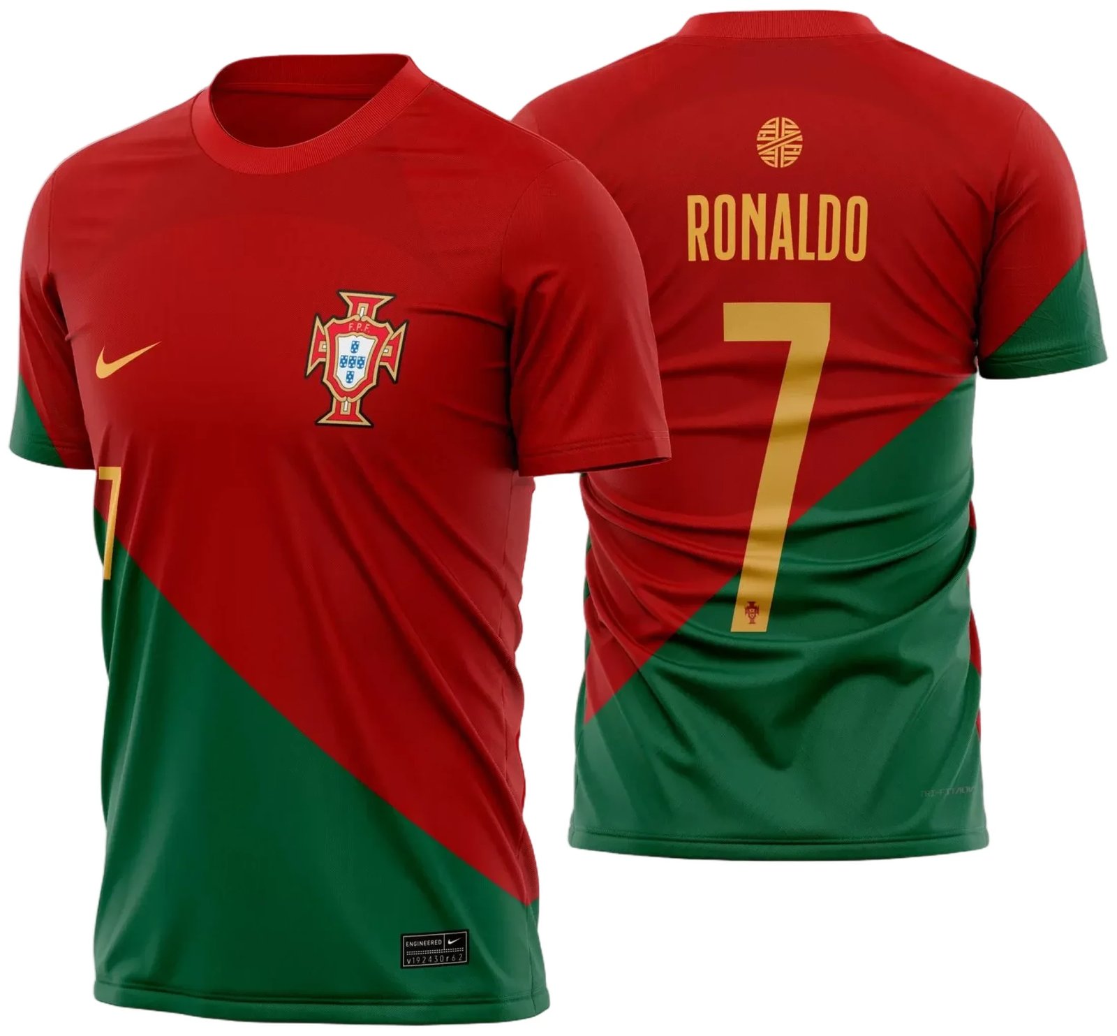 Arte Vetor Camisa Portugal Titular 2022 - 2023