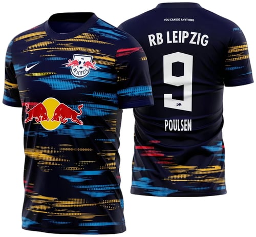 Arte Vetor Camisa RB Leipzig Reserva 2021 - 2022