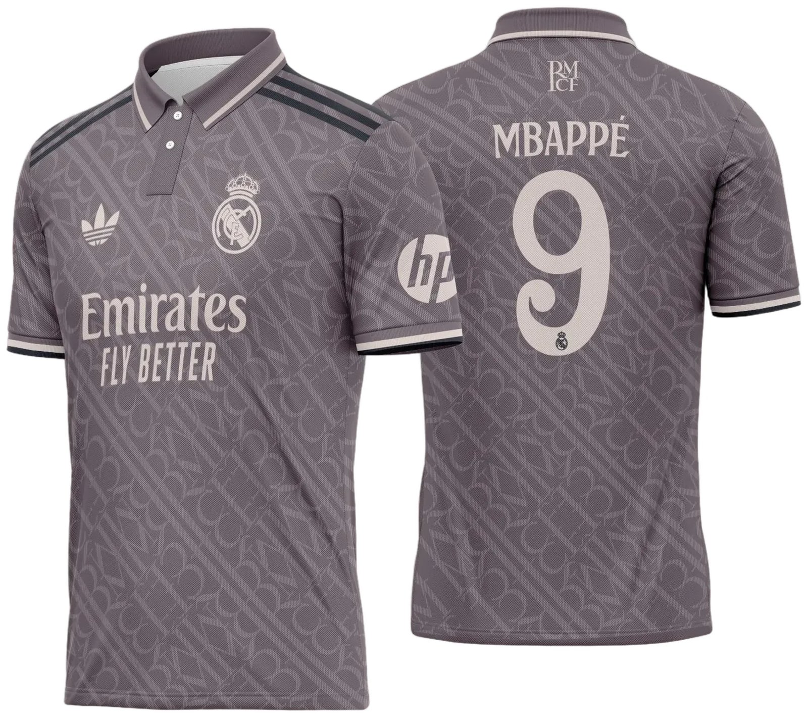 Arte Vetor Camisa Real Madrid Terceira 2024 - 2025
