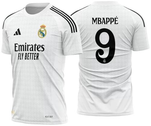 Arte Vetor Camisa Real Madrid Titular 2024 - 2025