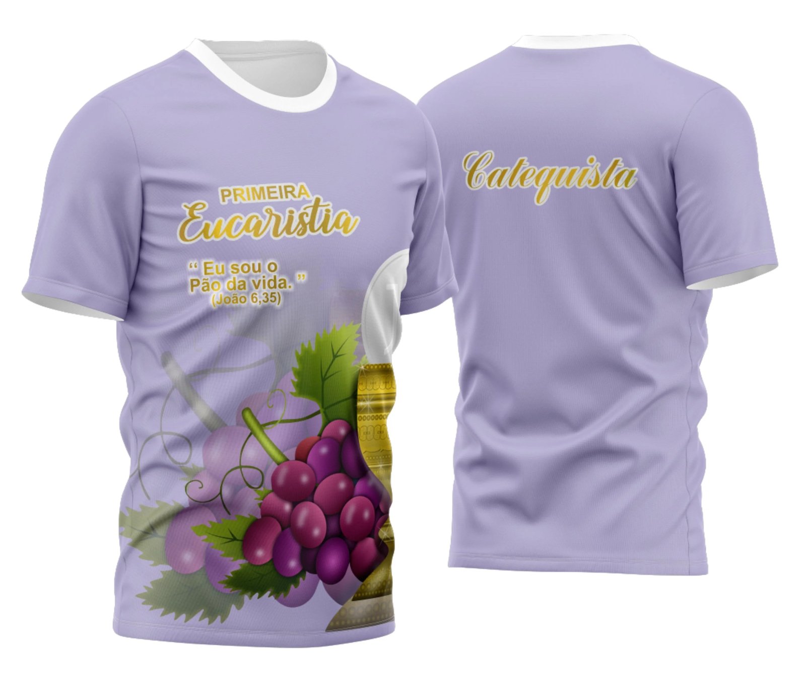 Arte Vetor Camisa Religião - Eucaristia | Modelo 01