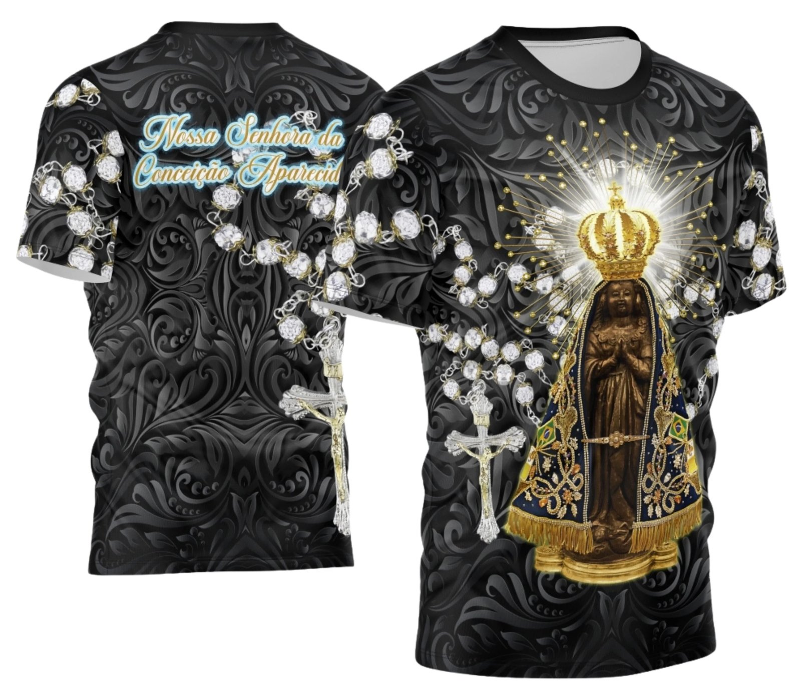 Arte Vetor Camisa Religião - Nossa Senhora Aparecida 2026 - 2025