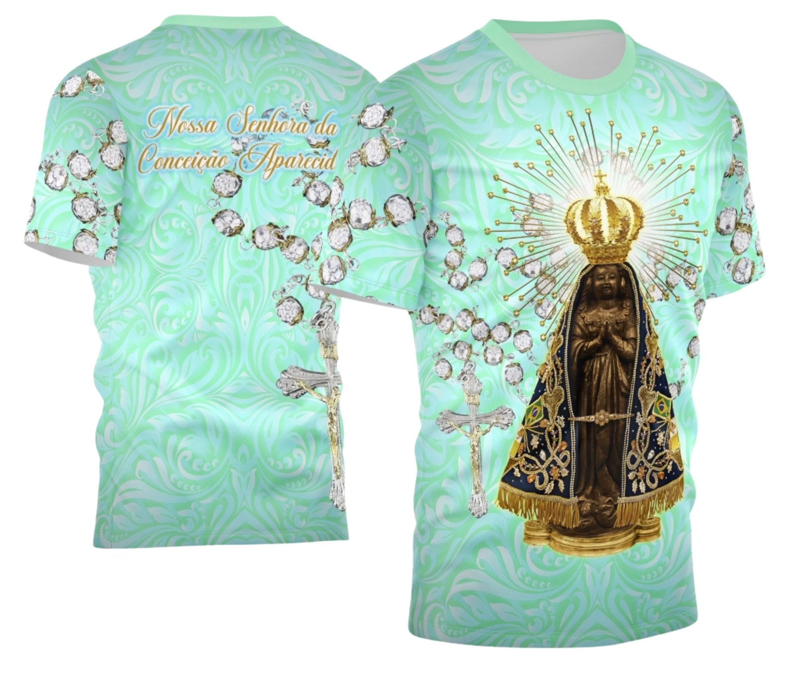 Arte Vetor Camisa Religião - Nossa Senhora Aparecida 2026 - 2025