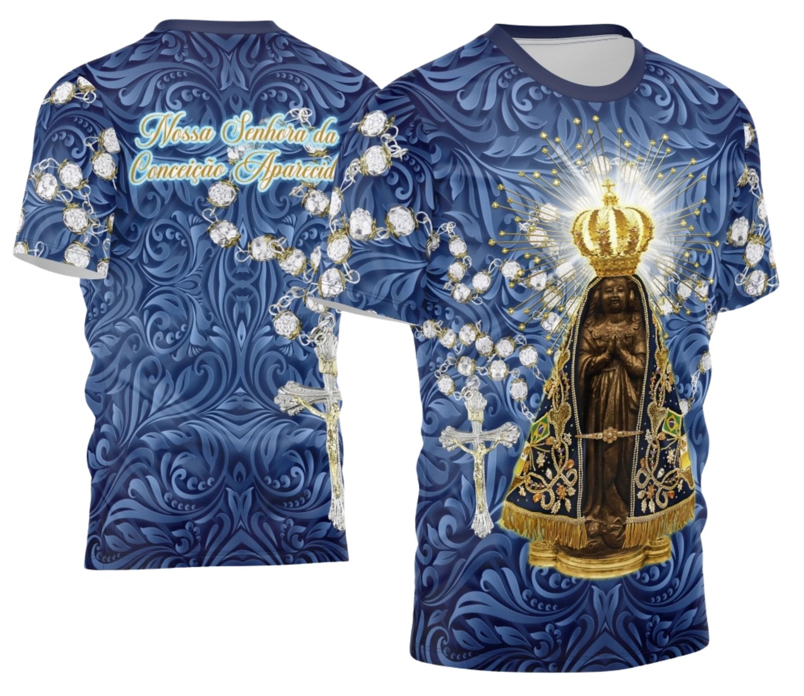 Arte Vetor Camisa Religião - Nossa Senhora Aparecida 2026 - 2025