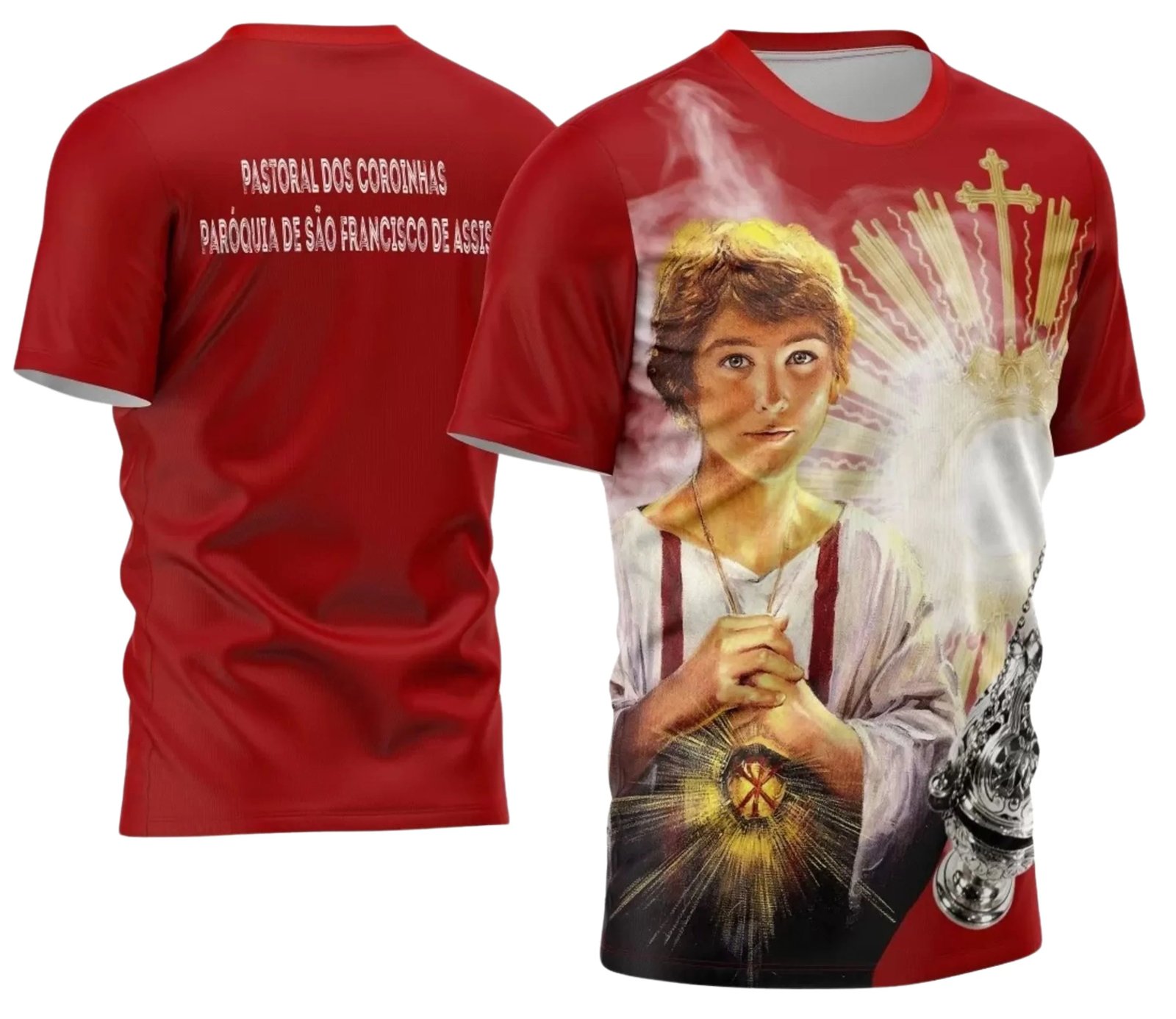 Arte Vetor Camisa Religião - São Tarcísio | Modelo 01