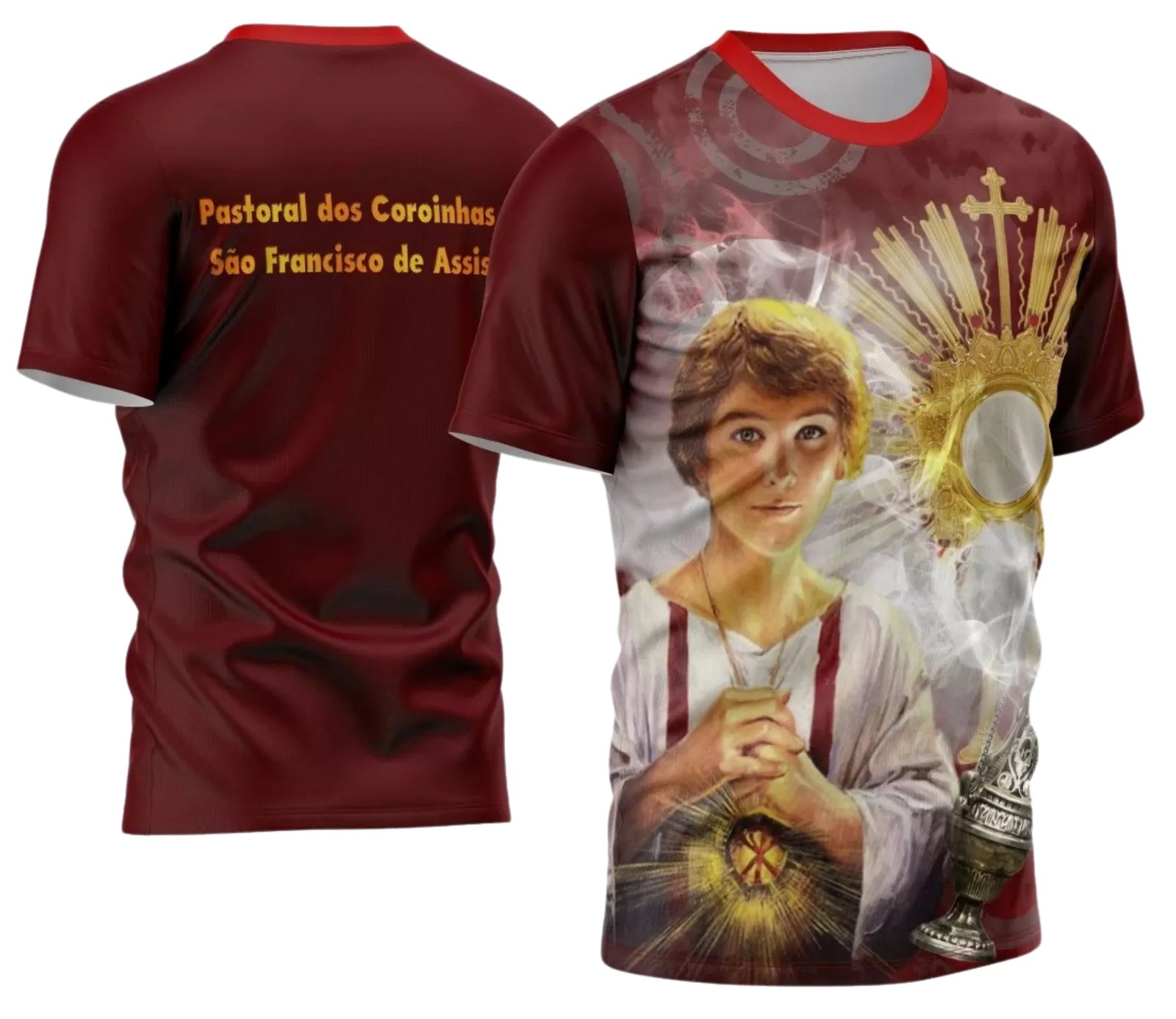 Arte Vetor Camisa Religião - São Tarcísio | Modelo 02