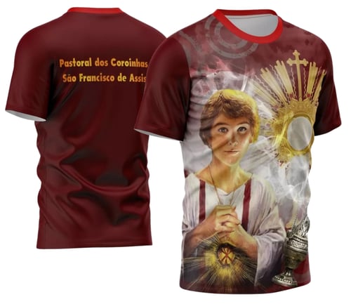 Arte Vetor Camisa Religião - São Tarcísio | Modelo 02