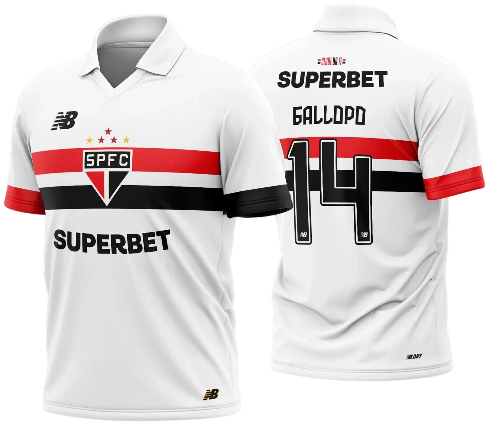 Arte Vetor Camisa São Paulo Titular 2024 - 2025
