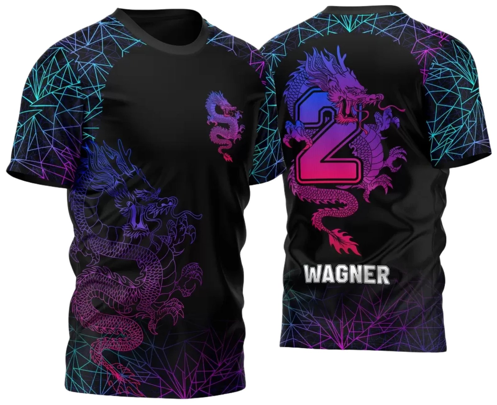 Arte Vetor Camisa Segundão 2024 Dragão Modelo 01