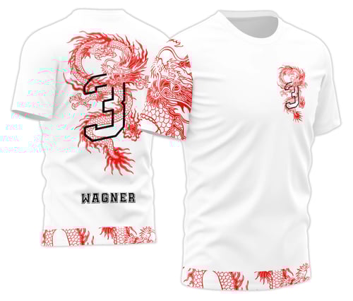 Arte Vetor Camisa Terceirão 2026 Dragão