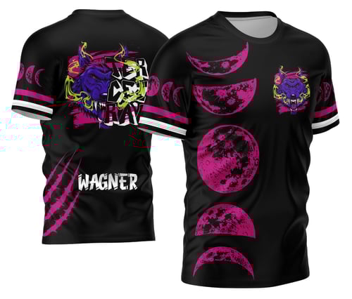 Arte Vetor Camisa Terceirão 2026 Lobo da Lua Modelo 01