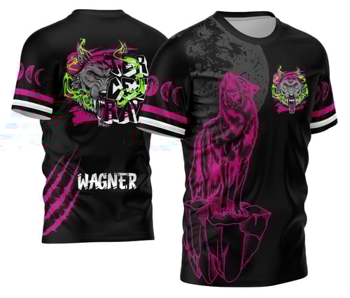 Arte Vetor Camisa Terceirão 2026 Lobo da Lua Modelo 12