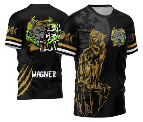 Arte Vetor Camisa Terceirão 2026 Lobo da Lua Modelo 14