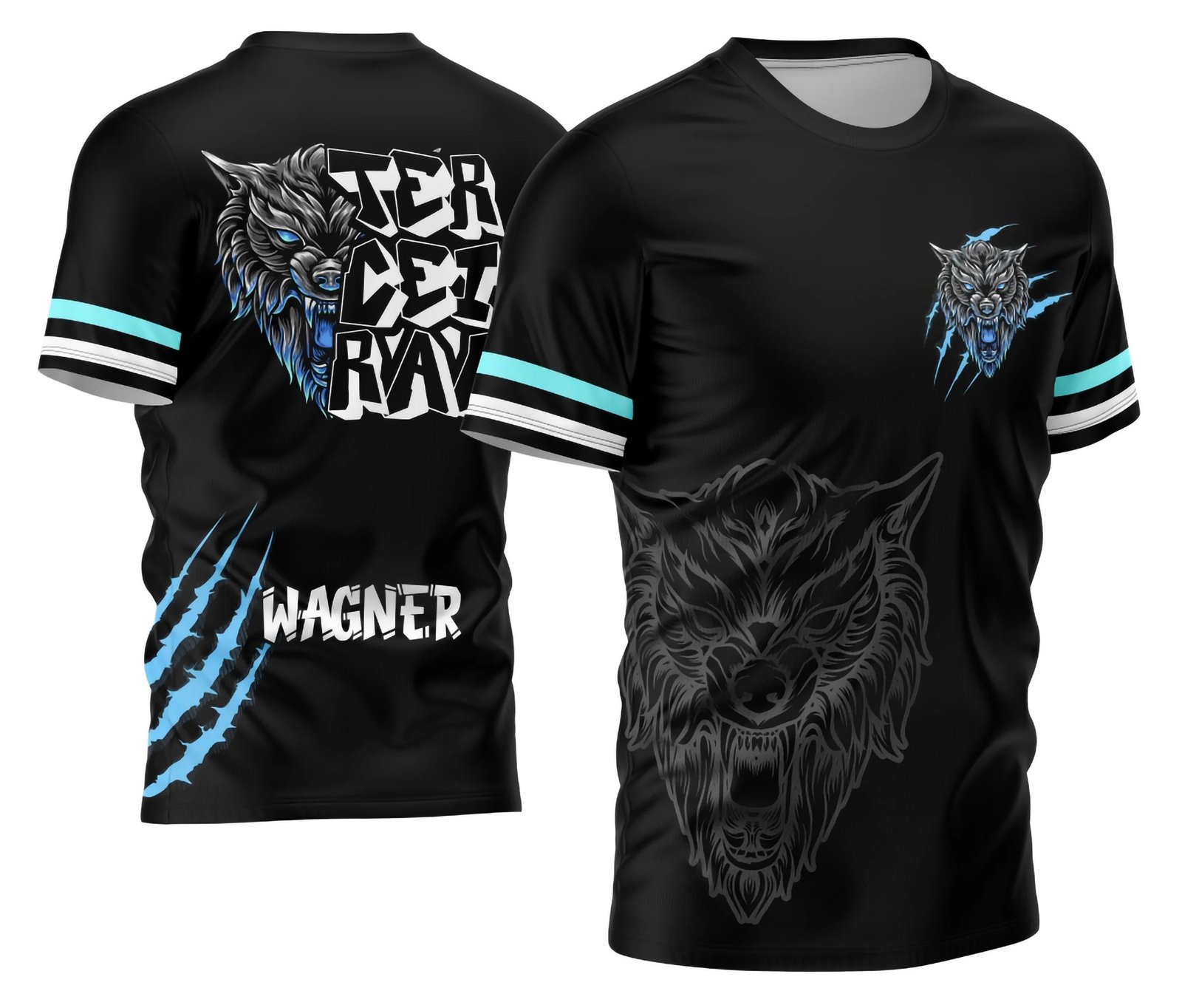 Arte Vetor Camisa Terceirão 2026 Lobo Modelo 02