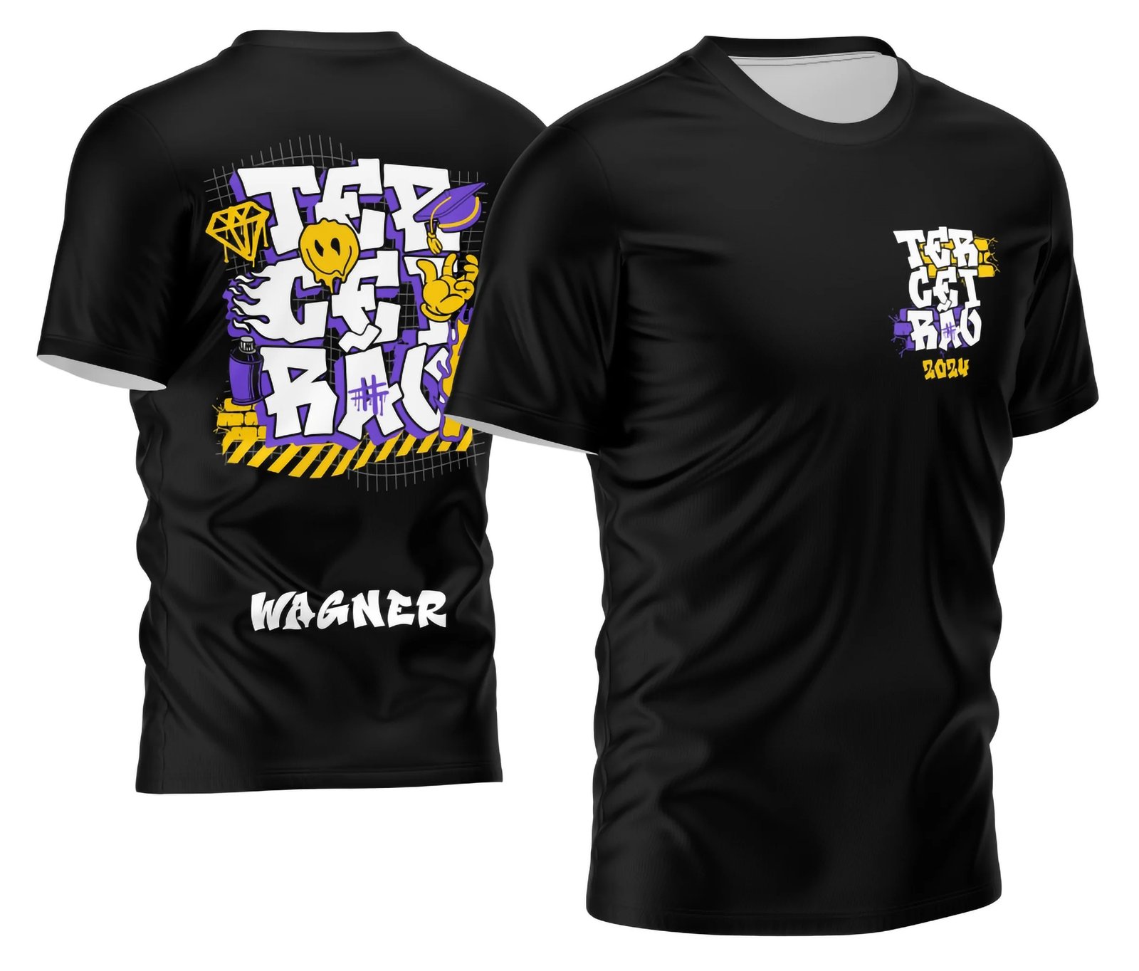 Arte Vetor Camisa Terceirão 2026 Mão Jogando Chapéu