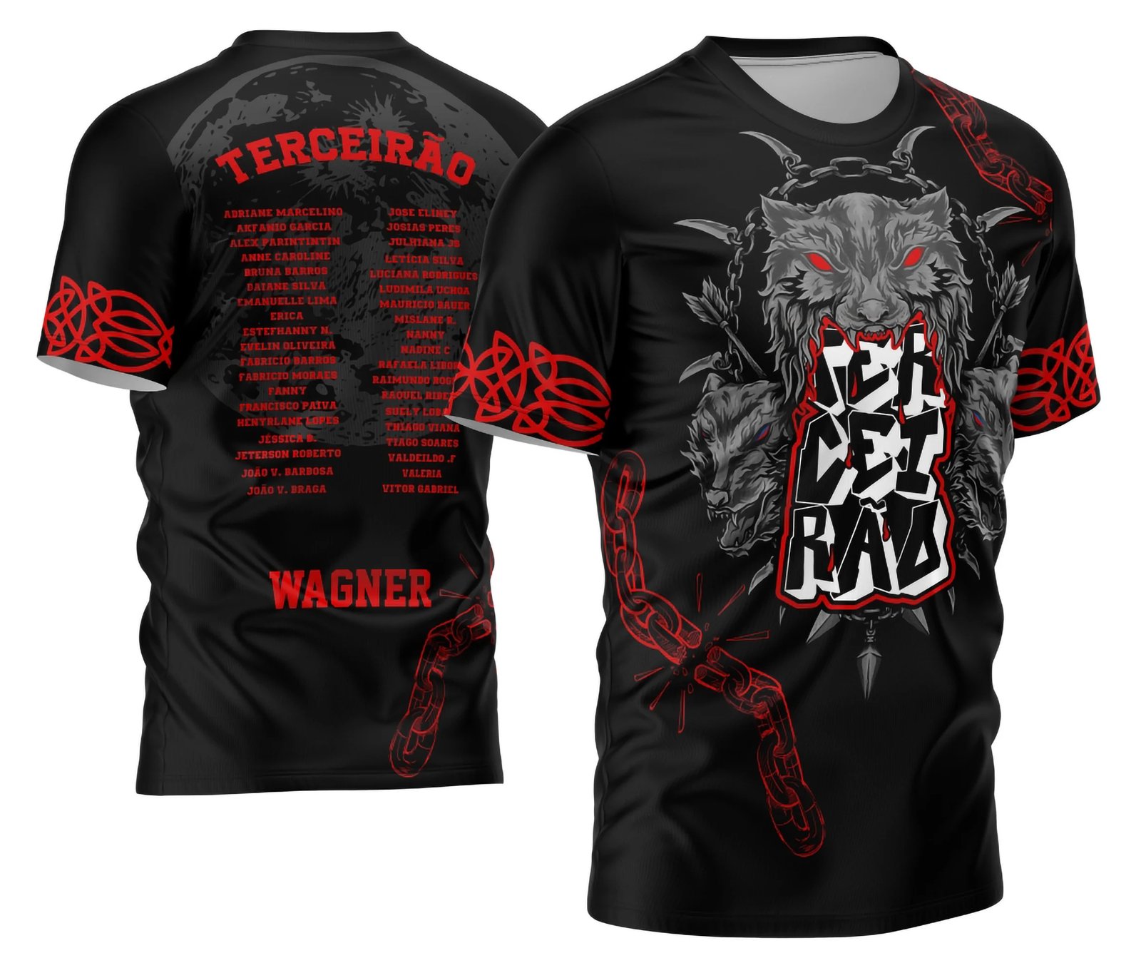 Arte Vetor Camisa Terceirão 2026 Pele de Lobo Modelo 03