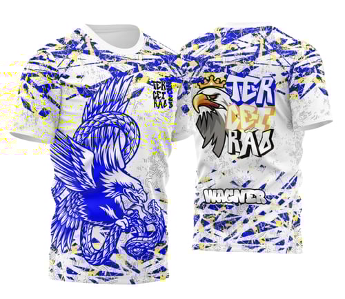 Camisa Terceirão Águia 2026 Branca Roxa e Azul