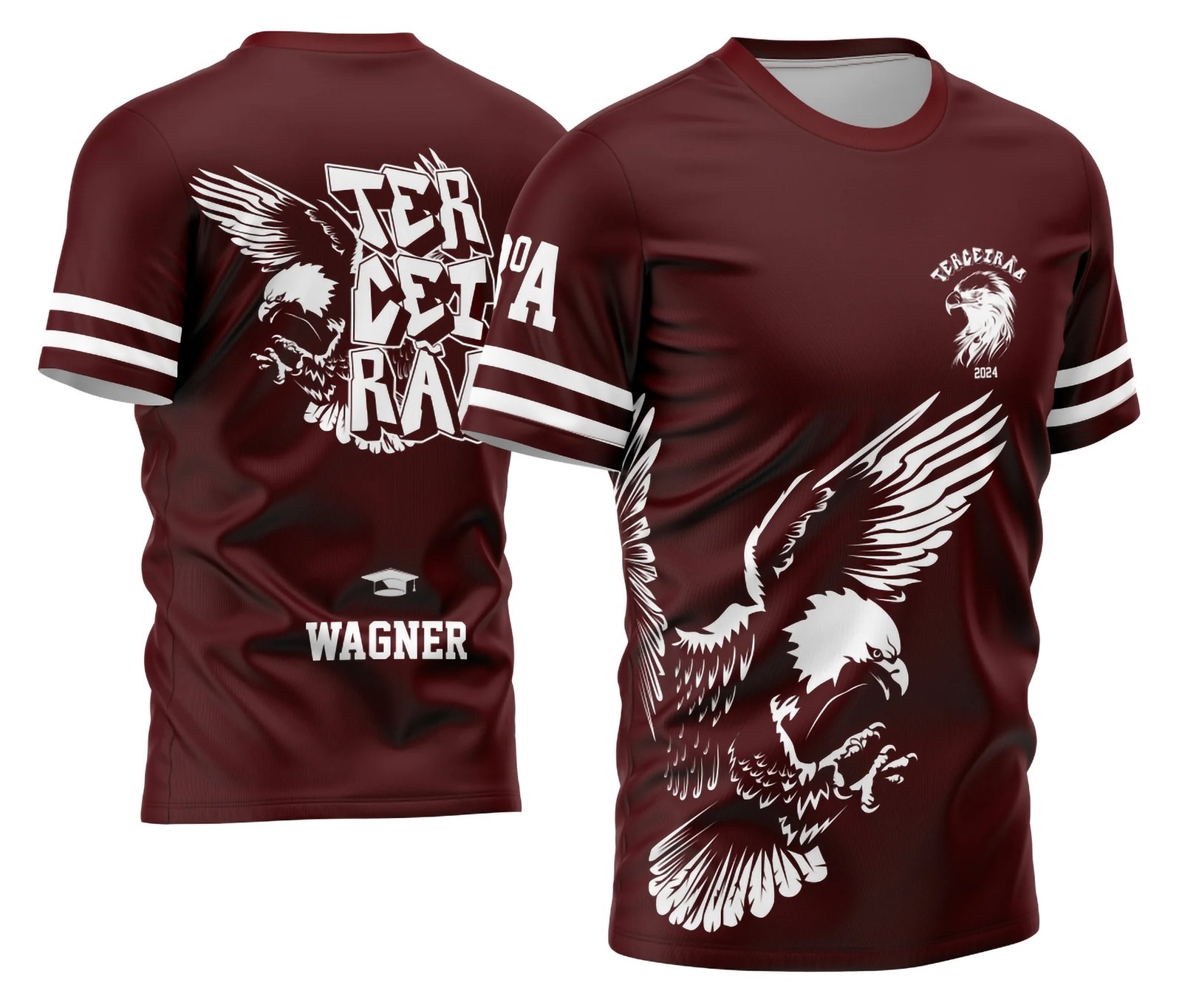 Arte Vetor Camisa Terceirão Águia 2026 Modelo 03