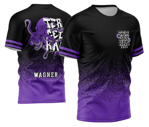 Arte Vetor Camisa Terceirão Polvo Roxo 2026 - Modelo 03