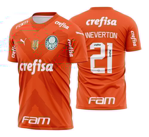 Arte Vetor Camisa Time Palmeiras Goleiro 2023