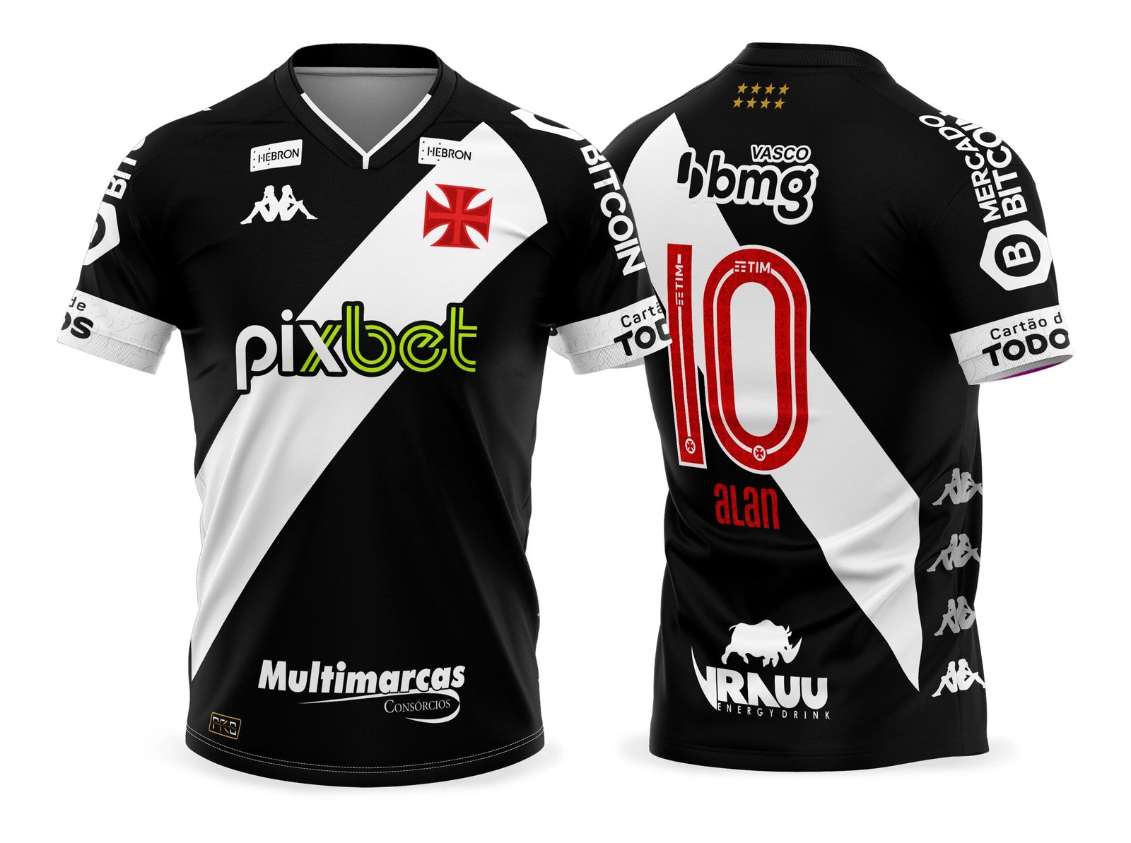 Arte Vetor Camisa Vasco 2022.2023 Titular