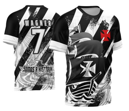 Arte Vetor Camisa Vasco 2024 Personalizada Modelo 03