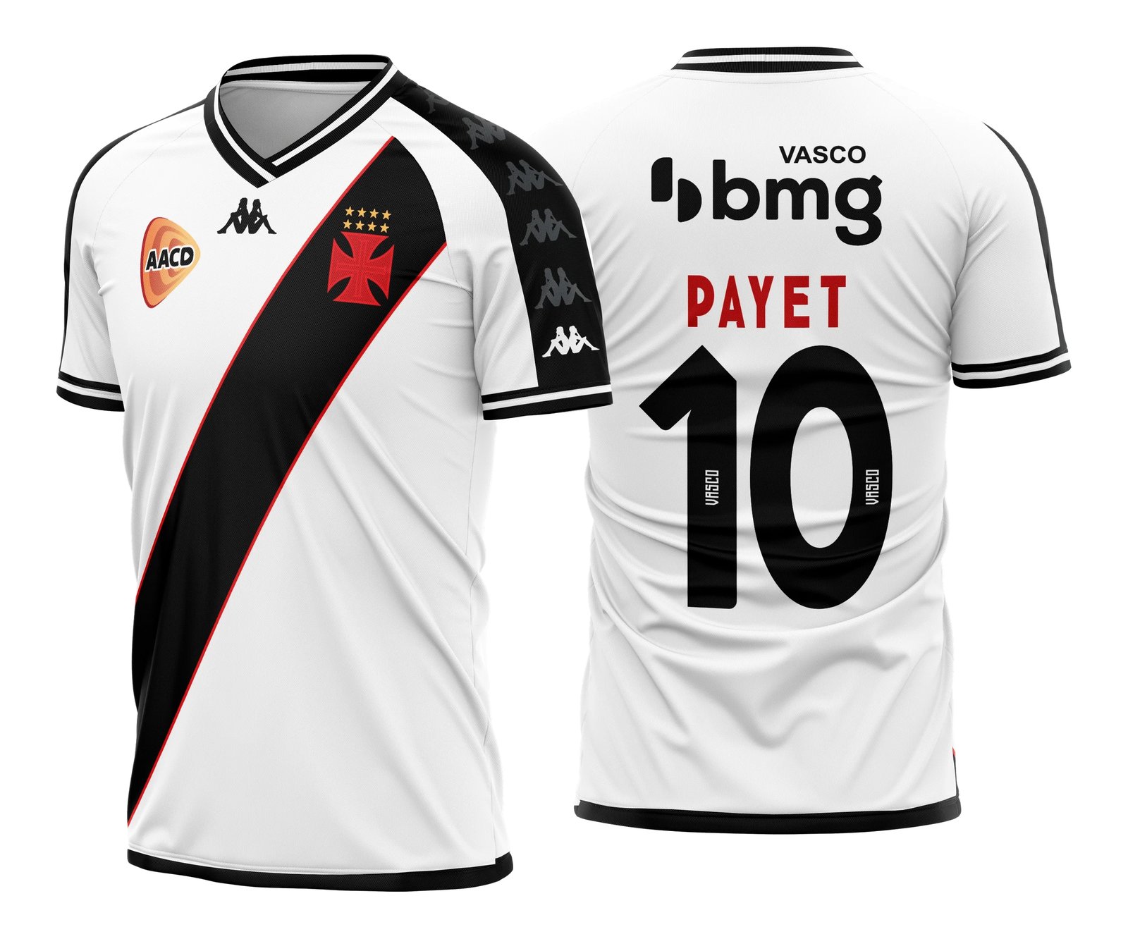 Arte Vetor Camisa Vasco da Gama Reserva 2024 - 2025