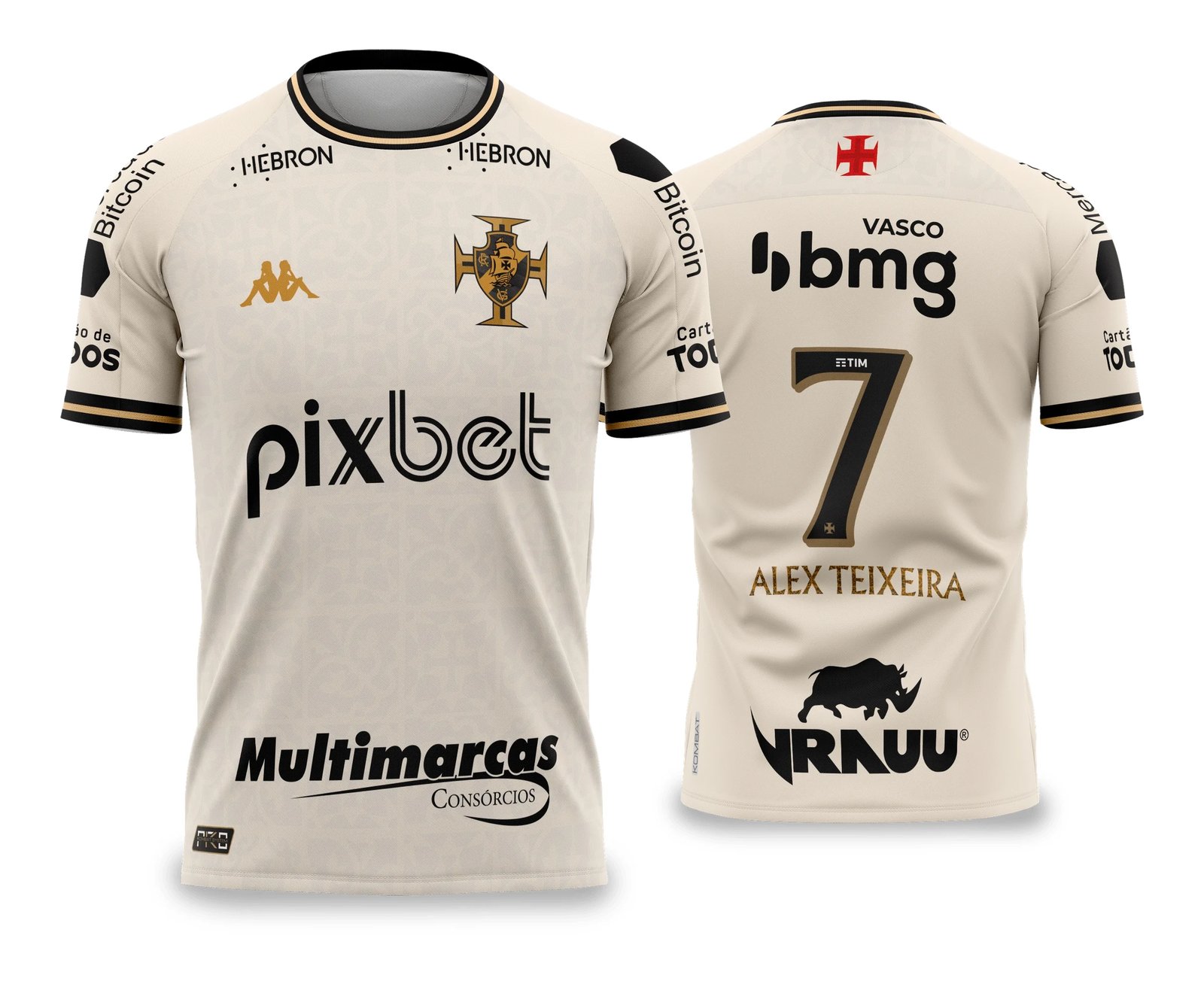 Arte Vetor Camisa Vasco da Gama Terceira III 2022-23