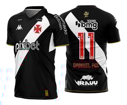 Arte Vetor Camisa Vasco da Gama Titular 2023-24