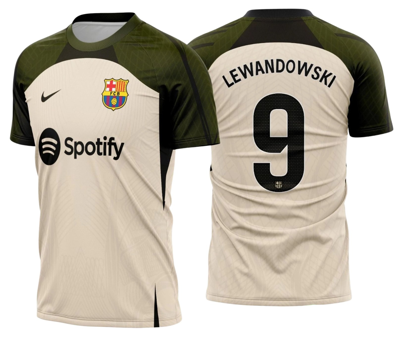 Arte Vetor Estampa Camisa Barcelona Treino I 2023 - 2024